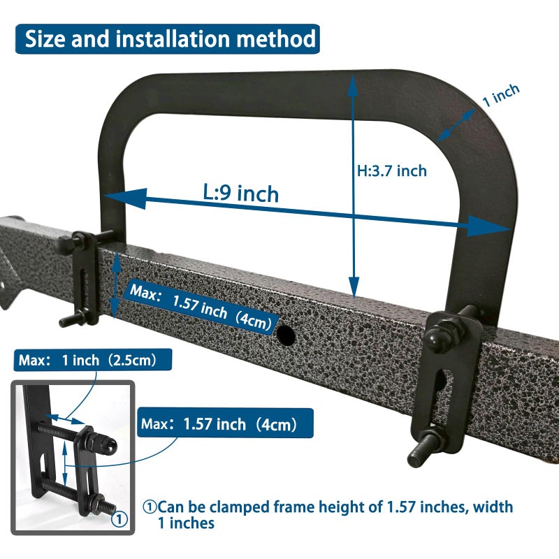 Benbuoo Anti Non Slip Mattress Retainer Bar Holder in Place Mattress Slide Stoppers Metal Bed Gripper to Prevent Sliding Footboard(Small-4pcs) - Image 2